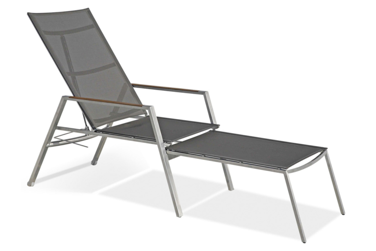 Deckchair Toulon anthrazit - Gartenmöbel Kassel